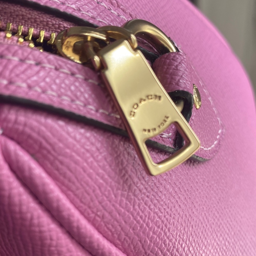 Coach Purple-Pink Mini Satchel with Gold Hardware - Picture 4 of 17